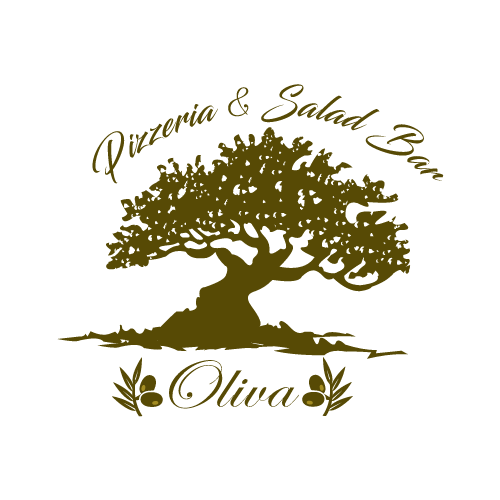 Oliva logotip cutout zeleni